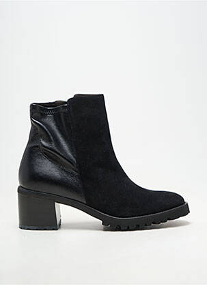 Bottines/boots cubain talon de 4 à 6cm noir BRUNATE femme