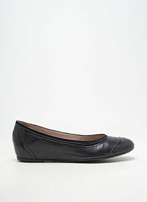 Ballerines matière lisse talon plat jusqu'à 3cm noir HOMERS femme