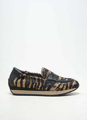 Mocassins type de semelle amortissante talon plat jusqu'à 3cm noir SOFTWAVES femme