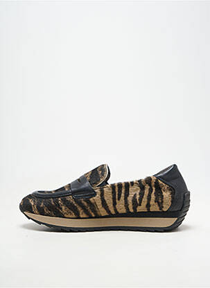 Mocassins type de semelle amortissante talon plat jusqu'à 3cm noir SOFTWAVES femme