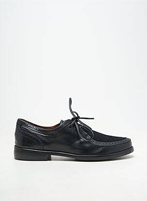 Derbies matière lisse talon plat jusqu'à 3cm noir HOMERS femme