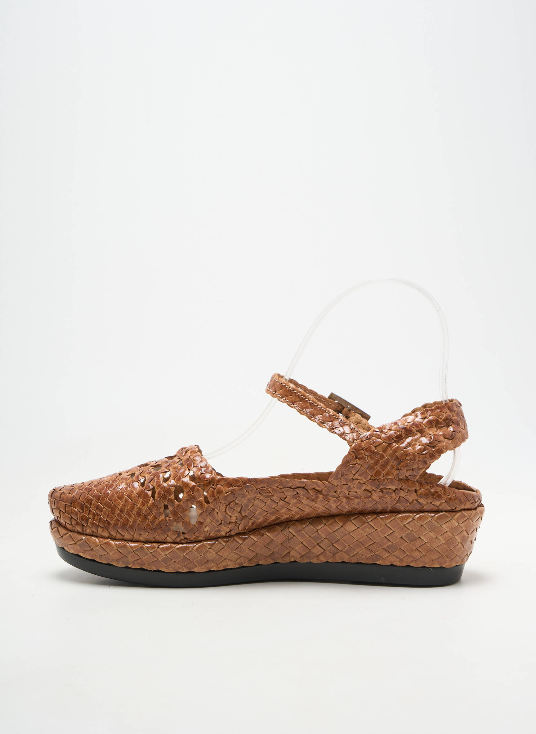 Sandales/nu pieds fermeture boucle(s) talon de 4 à 6cm marron YVES DESFARGE femme