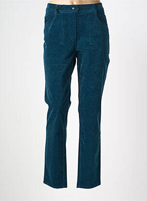 Pantalon slim stretch taille normale bleu EAST DRIVE femme