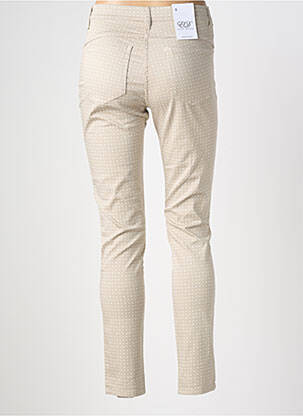Pantalon slim stretch taille normale beige EAST DRIVE femme