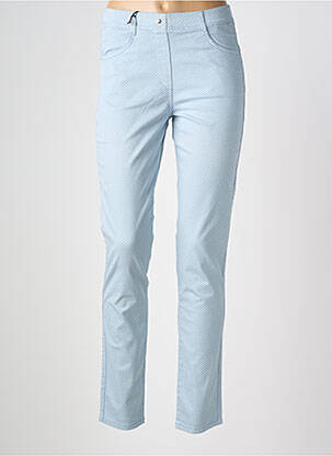 Pantalon slim stretch taille normale bleu EAST DRIVE femme