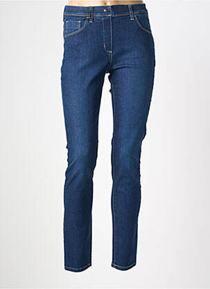 Jeans coupe slim tissage brut taille normale bleu EAST DRIVE femme