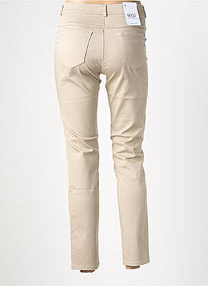 Pantalon 7/8 stretch taille normale beige EAST DRIVE femme