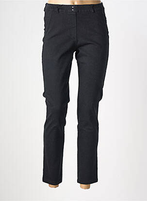Pantalon 7/8 stretch taille normale noir EAST DRIVE femme