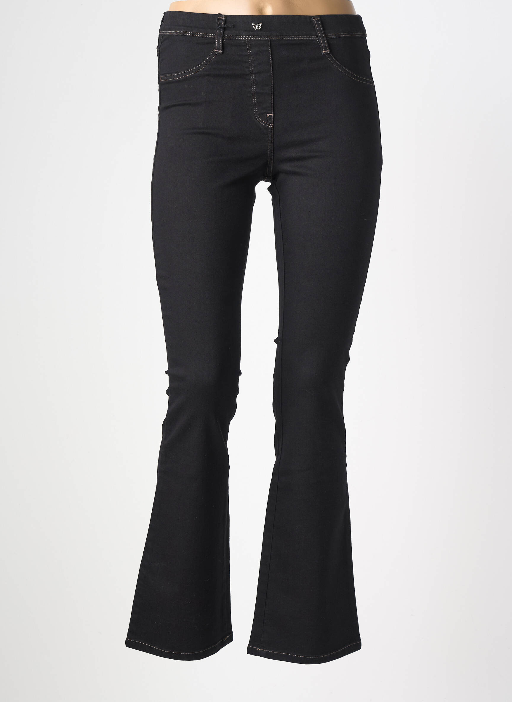 Jegging tissage denim taille normale noir EAST DRIVE femme