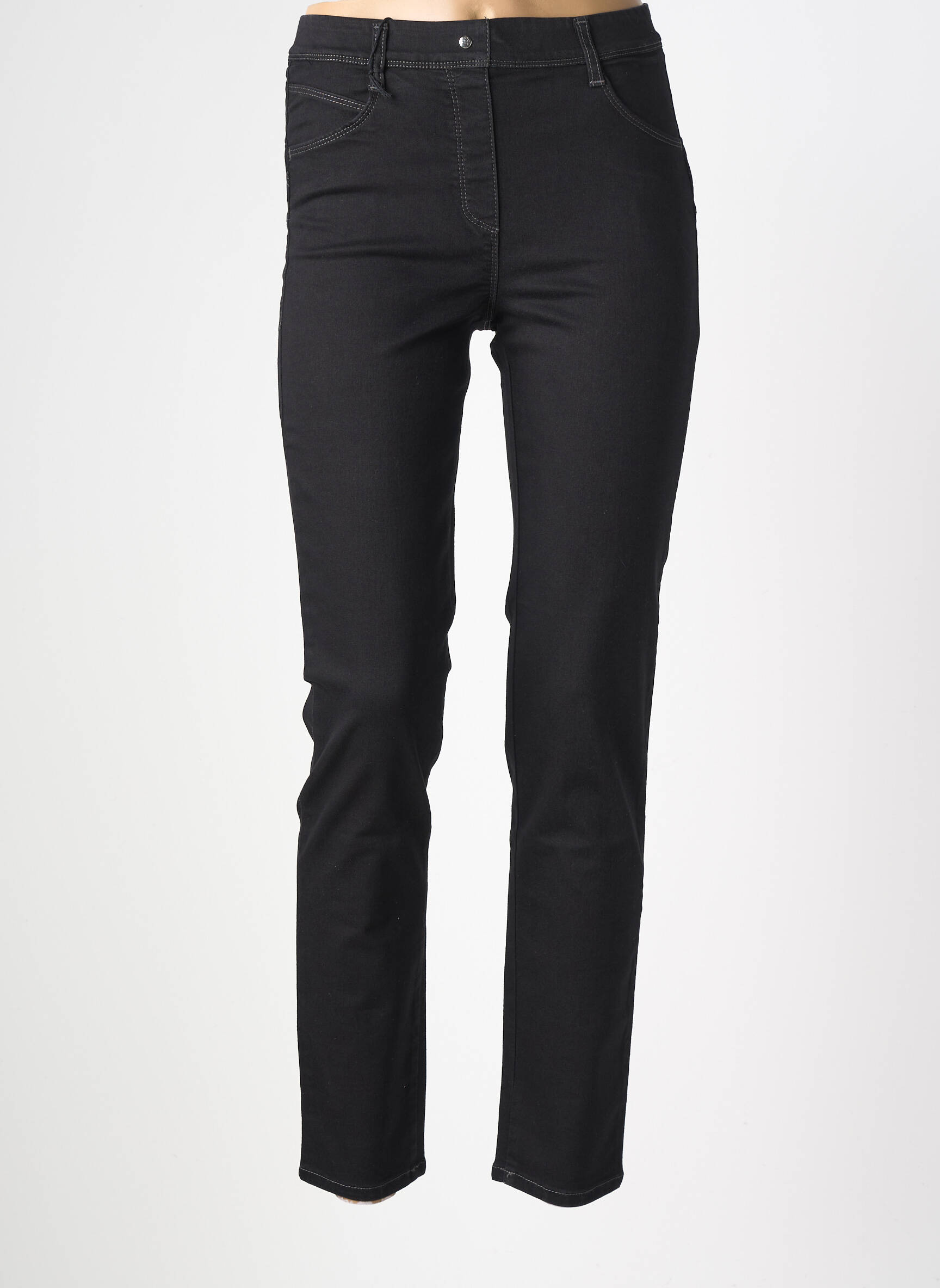 Jegging stretch taille normale noir EAST DRIVE femme