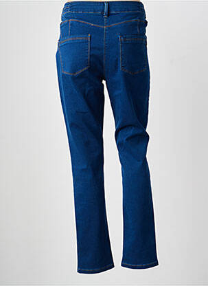 Jeans coupe slim tissage brut taille normale bleu JULIE GUERLANDE femme