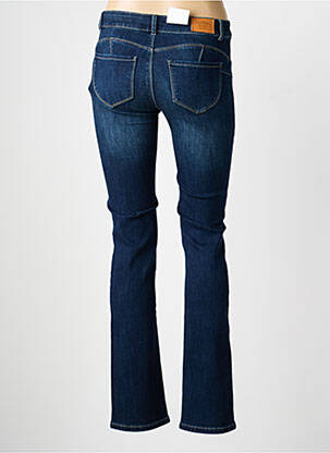 Jeans coupe slim tissage brut taille normale bleu C'EST BEAU LA VIE femme