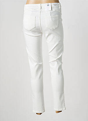 Jeans coupe slim tissage brut taille normale blanc C'EST BEAU LA VIE femme
