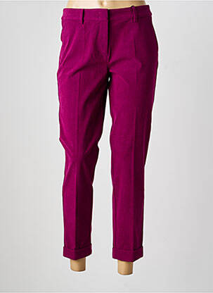 Pantalon chino taille normale taille normale violet OLSEN femme