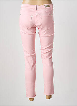 Jeans coupe slim stretch taille normale rose RAFFAELLO ROSSI femme