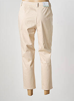 Pantalon 7/8 tissage popeline taille normale beige BETTY BARCLAY femme