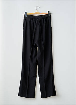 Pantalon droit tissage crêpe taille normale noir LE TEMPS DES CERISES femme