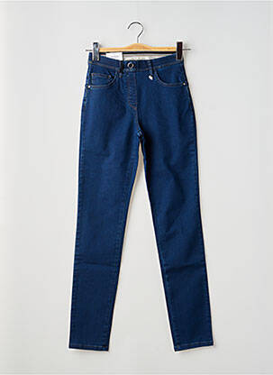 Jeans coupe slim tissage brut taille normale bleu EAST DRIVE femme