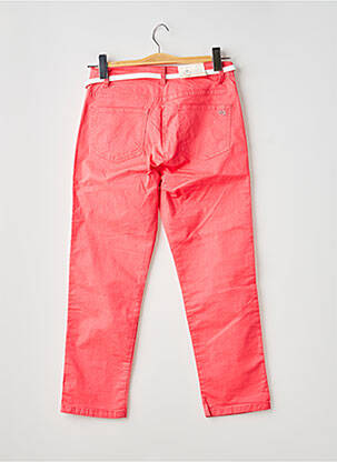 Pantalon 7/8 fermeture zippée sous rabat boutonné taille normale rose BETTY BARCLAY femme