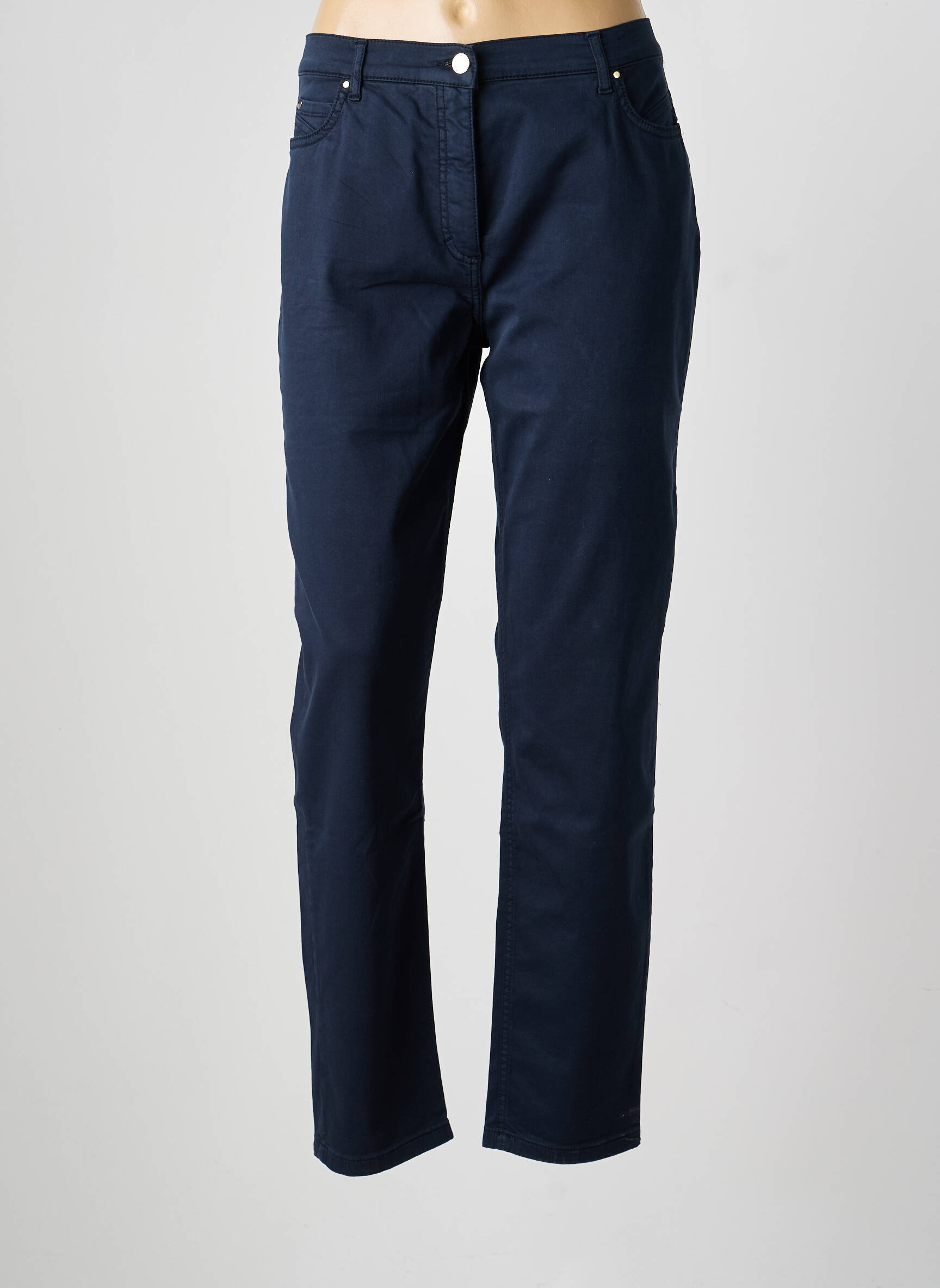Pantalon slim stretch taille normale bleu BETTY BARCLAY femme