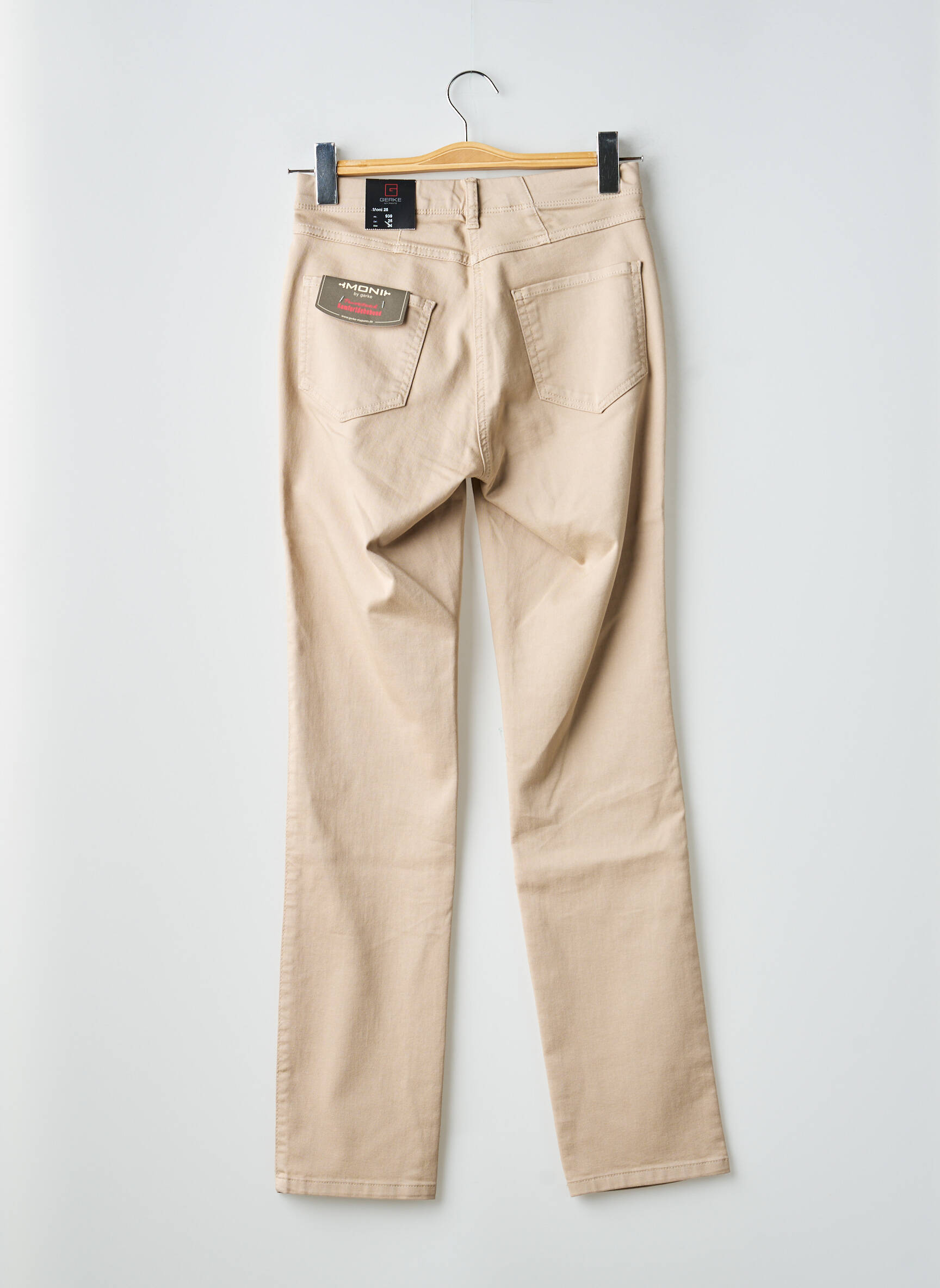 Jeans coupe slim taille normale taille normale beige GERKE MY PANTS femme