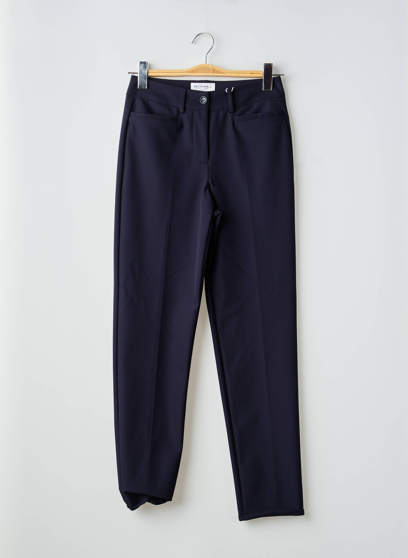 Pantalon slim taille normale taille normale bleu RECOVER C.C. femme