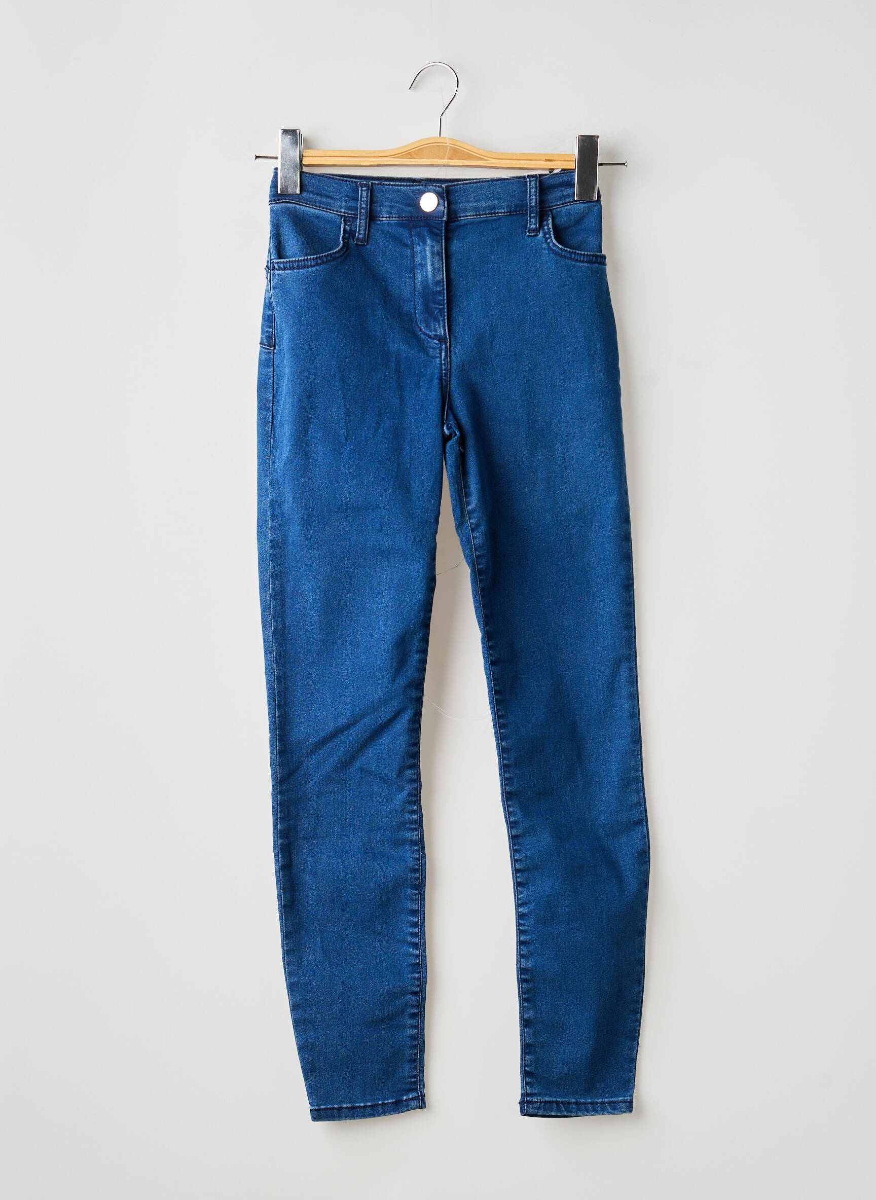 Jeans coupe slim tissage brut taille normale bleu LIU JO femme