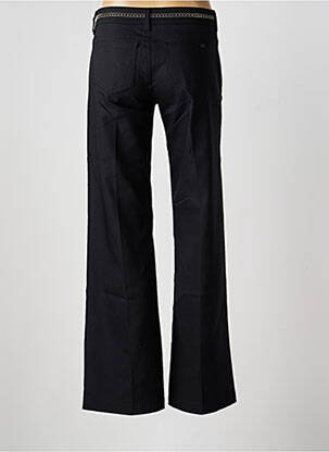 Pantalon flare taille à pinces taille haute noir FREEMAN T.PORTER femme