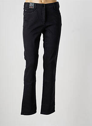 Jeans coupe slim taille haute taille haute noir GERKE MY PANTS femme