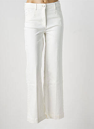 Jeans bootcut taille haute taille haute beige OLSEN femme