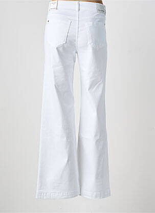 Jean coupe flare taille haute taille haute blanc ANNA MONTANA femme