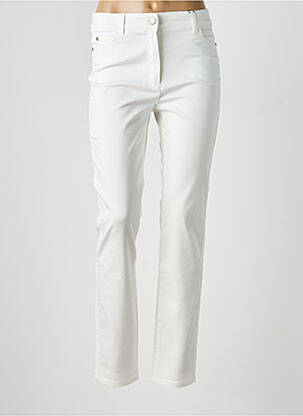 Jeans coupe slim stretch taille normale blanc OLSEN femme