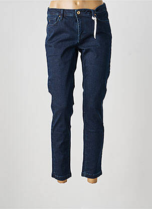 Jeans coupe slim tissage brut taille normale bleu RAFFAELLO ROSSI femme