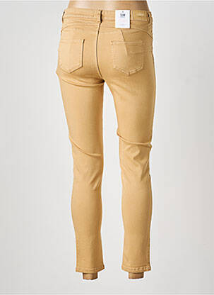 Jeans coupe slim stretch taille normale beige C'EST BEAU LA VIE femme