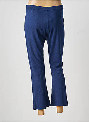 Pantalon 7/8 taille à pinces taille normale bleu LIU JO femme