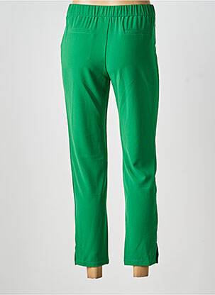 Pantalon 7/8 taille élastique taille normale vert FELINO femme