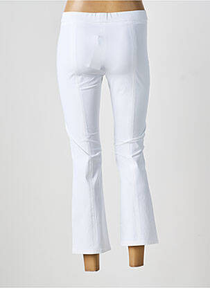 Pantalon 7/8 taille élastique taille normale blanc RAFFAELLO ROSSI femme