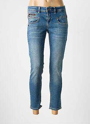 Jeans coupe slim taille basse taille basse bleu FREEMAN T.PORTER femme