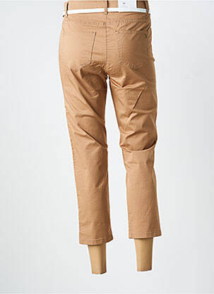 Pantalon 7/8 stretch taille basse marron BETTY BARCLAY femme