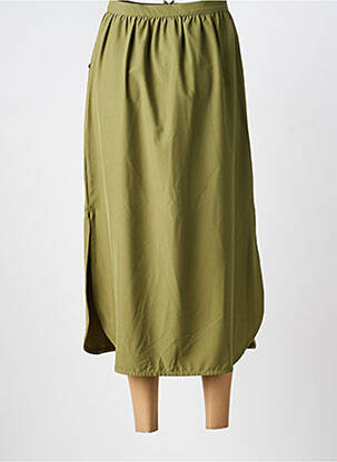 Jupe longue coupe fluide vert TANTÄ femme