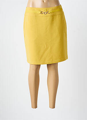 Jupe courte poches jaune ESQUALO femme