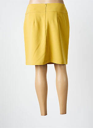 Jupe courte poches jaune ESQUALO femme