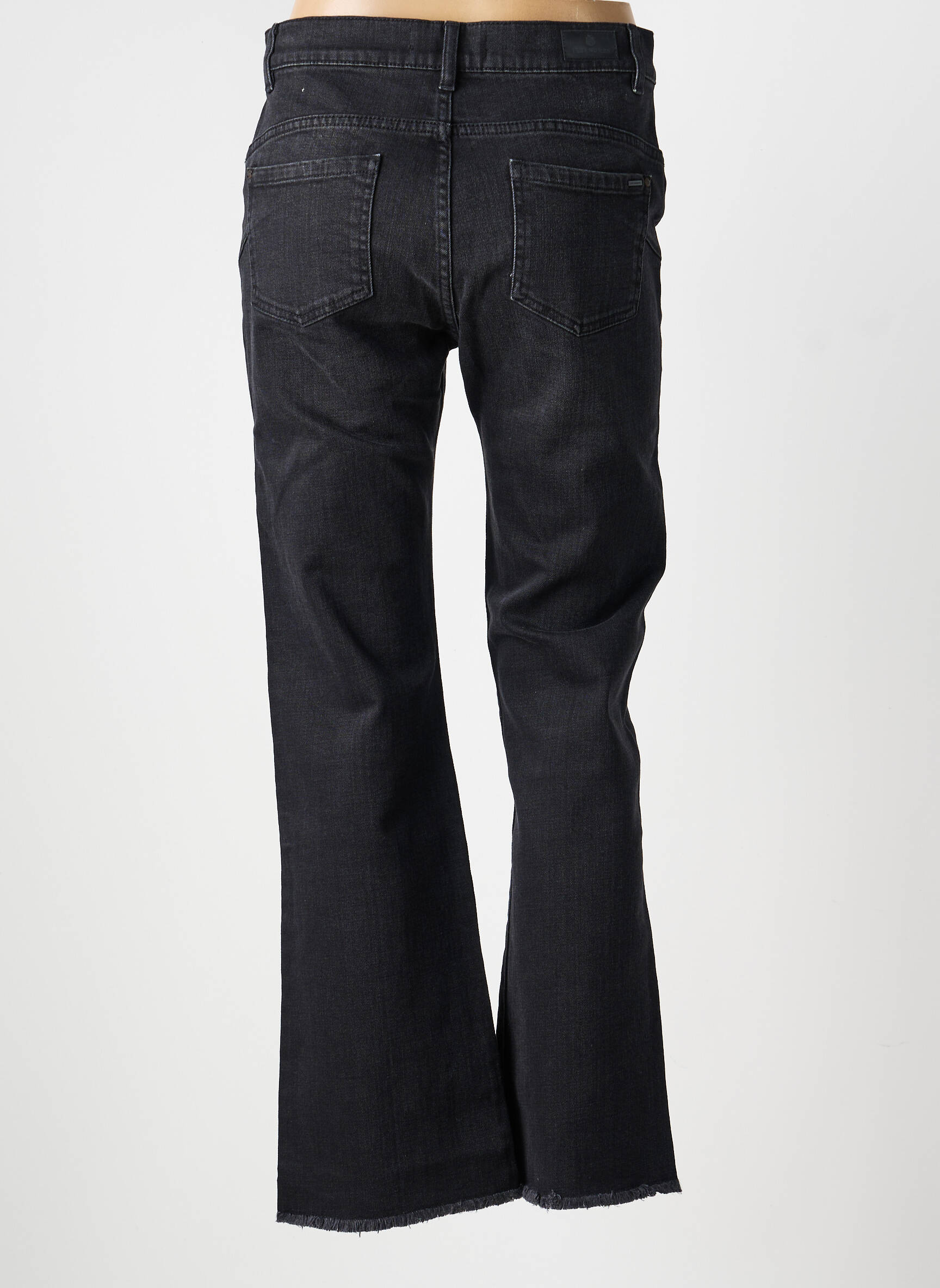 Jeans bootcut taille normale taille normale noir IKKS femme