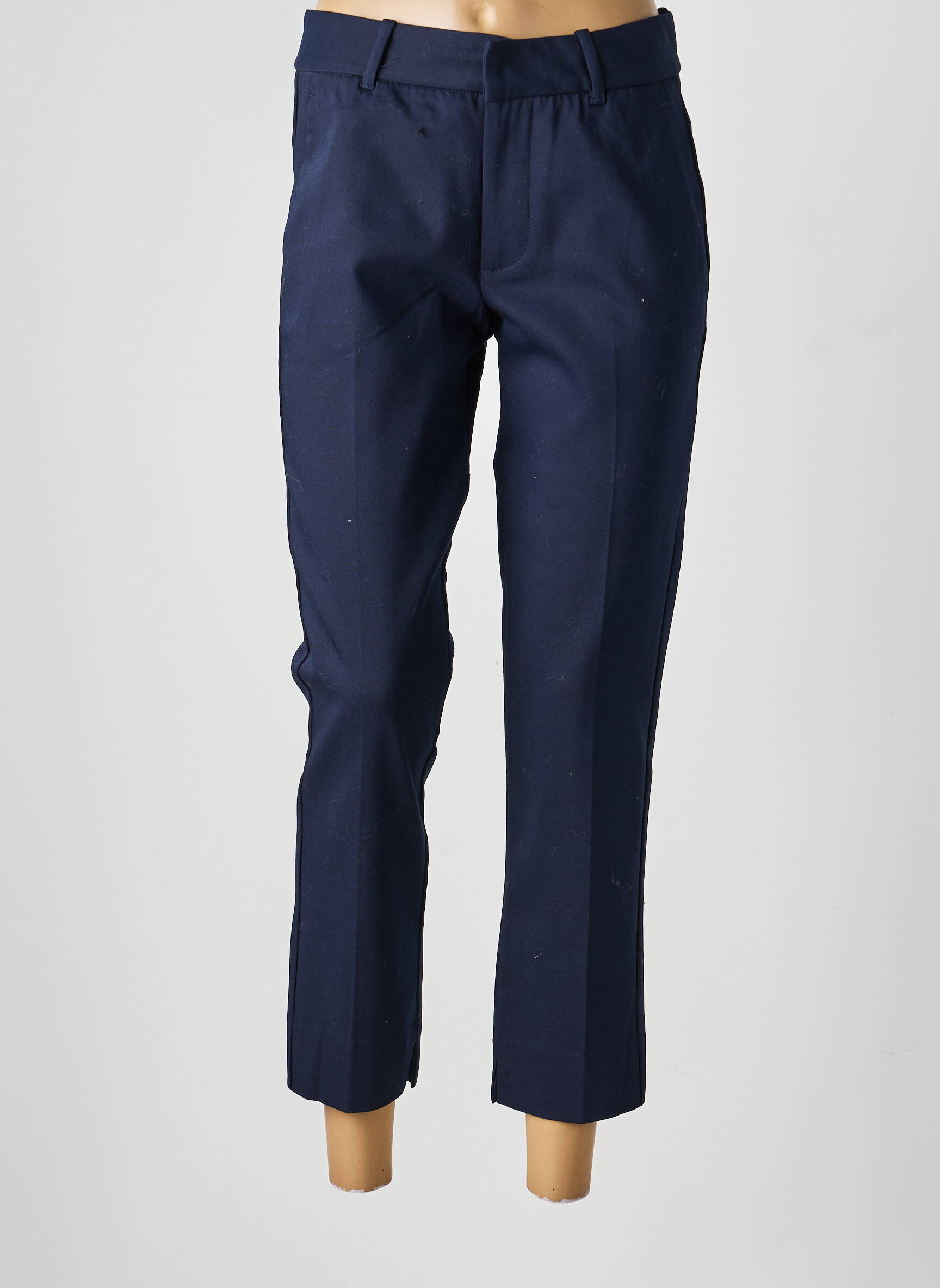 Pantalon 7/8 taille élastique taille normale bleu ESQUALO femme