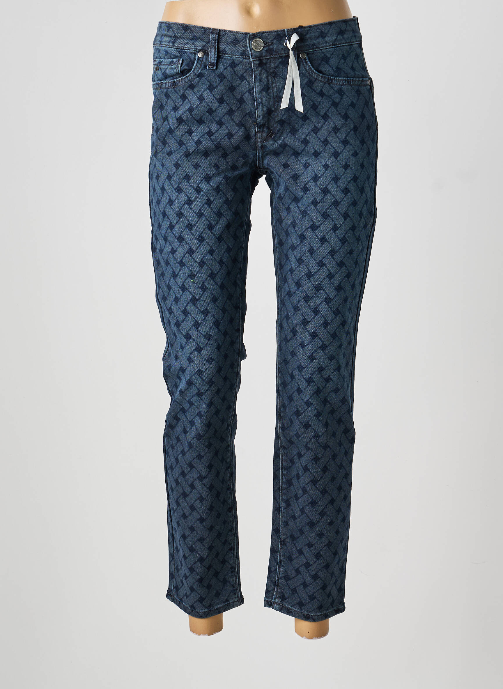 Jeans coupe slim taille normale taille normale bleu RAFFAELLO ROSSI femme