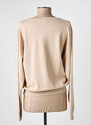 Pull stretch manches longues beige ESQUALO femme