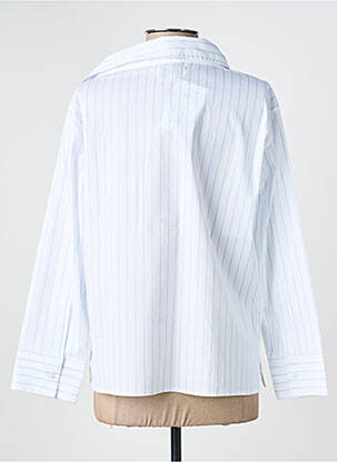 Chemisier coupe droite manches 3/4 blanc FREEMAN T.PORTER femme
