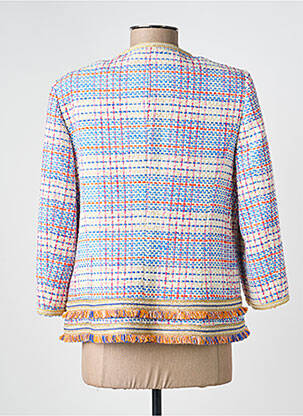 Veste chic poches bleu BARILOCHE femme