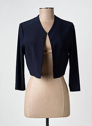 Boléro coupe cintrée bleu VERA MONT femme