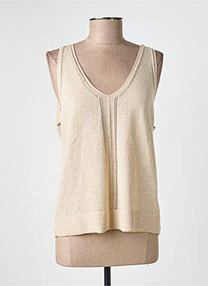 Top stretch sans manche or FREEMAN T.PORTER femme
